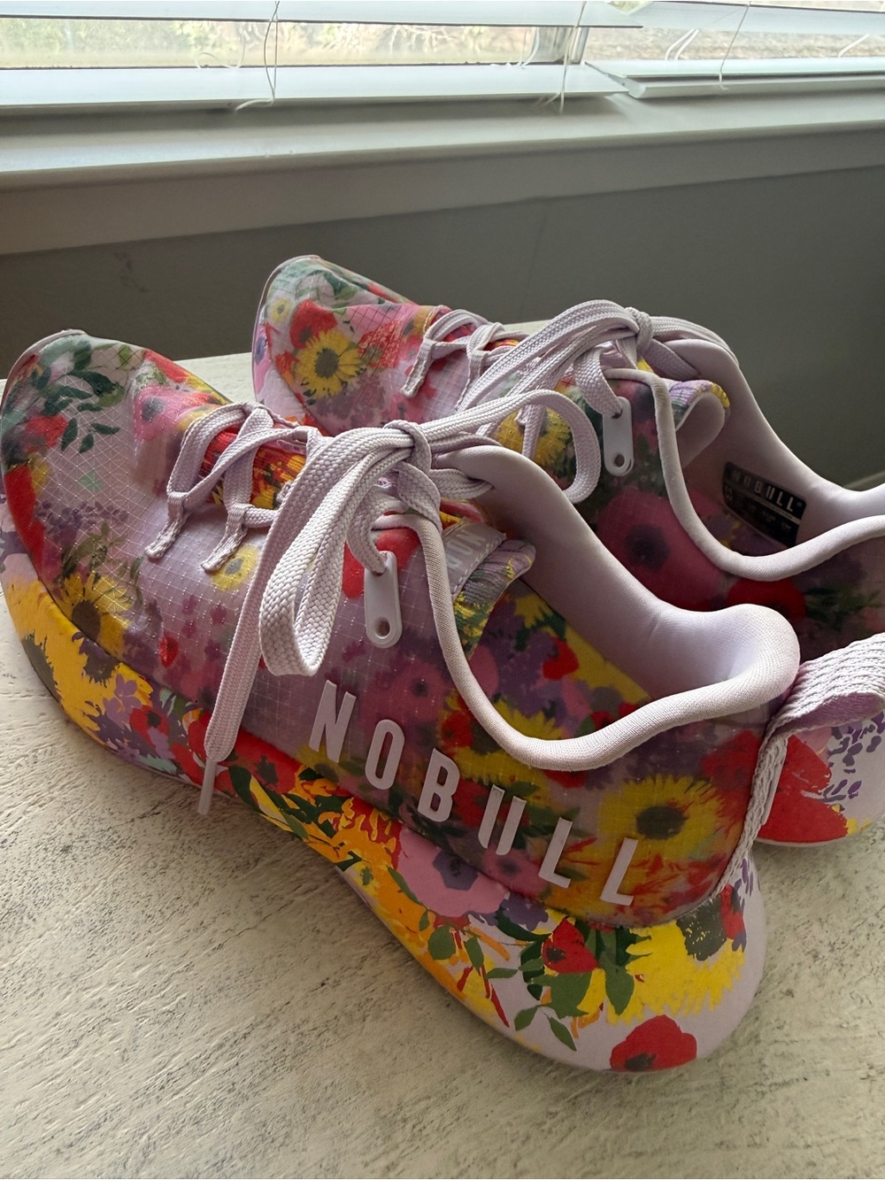 NOBULL Lavender Floral Sneakers